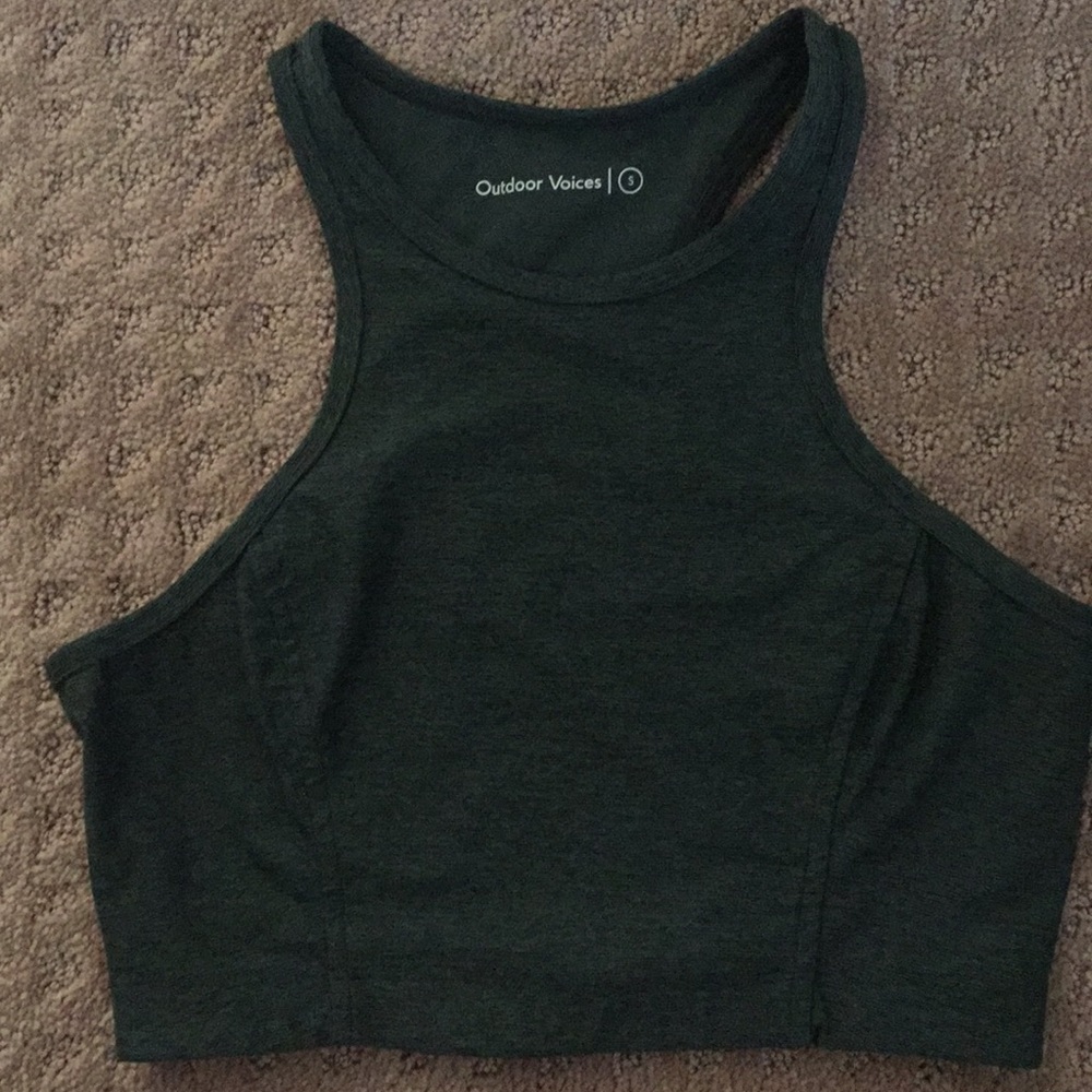 Outdoor voices cropped workout top